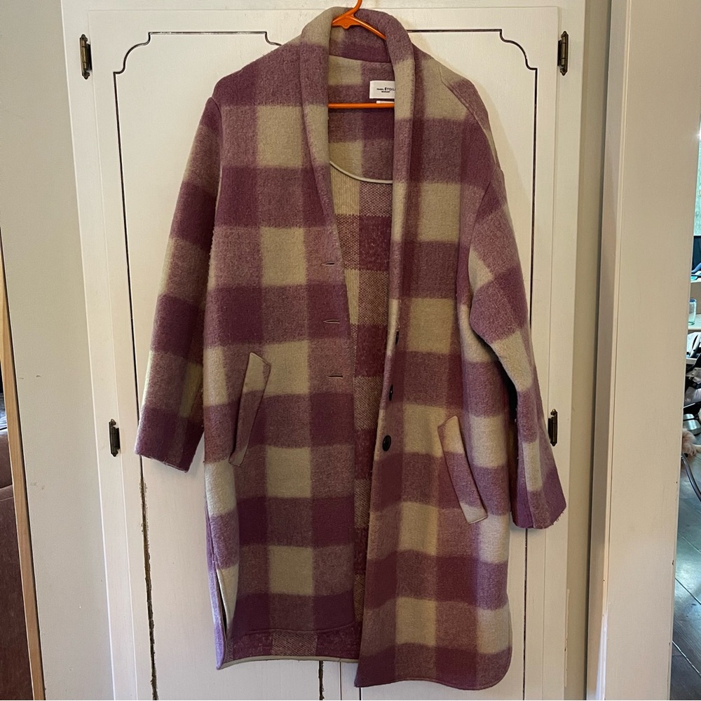 Isabel Marant plaid coat